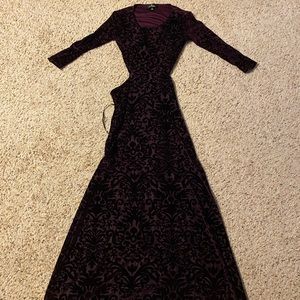 Purple Velvet Gown